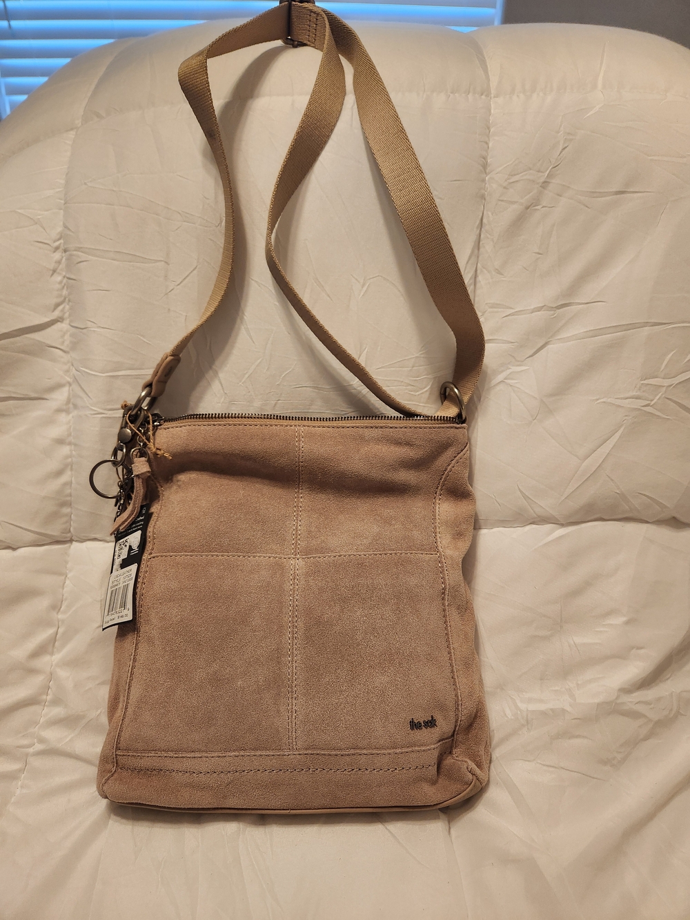 The Sak Tan Suede Crossbody Bag - The Sak
